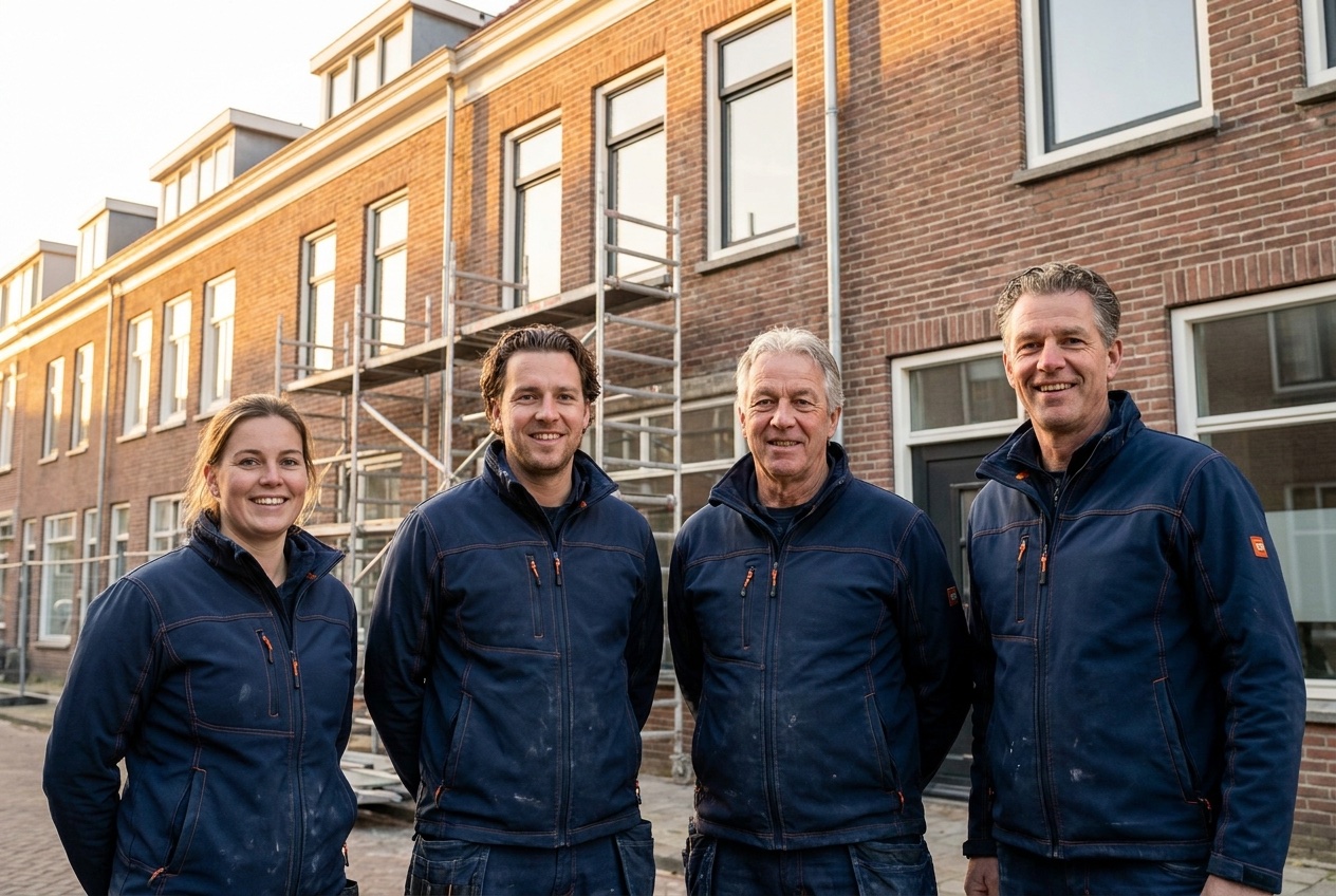 Het team van Haagse Bouwbedrijf